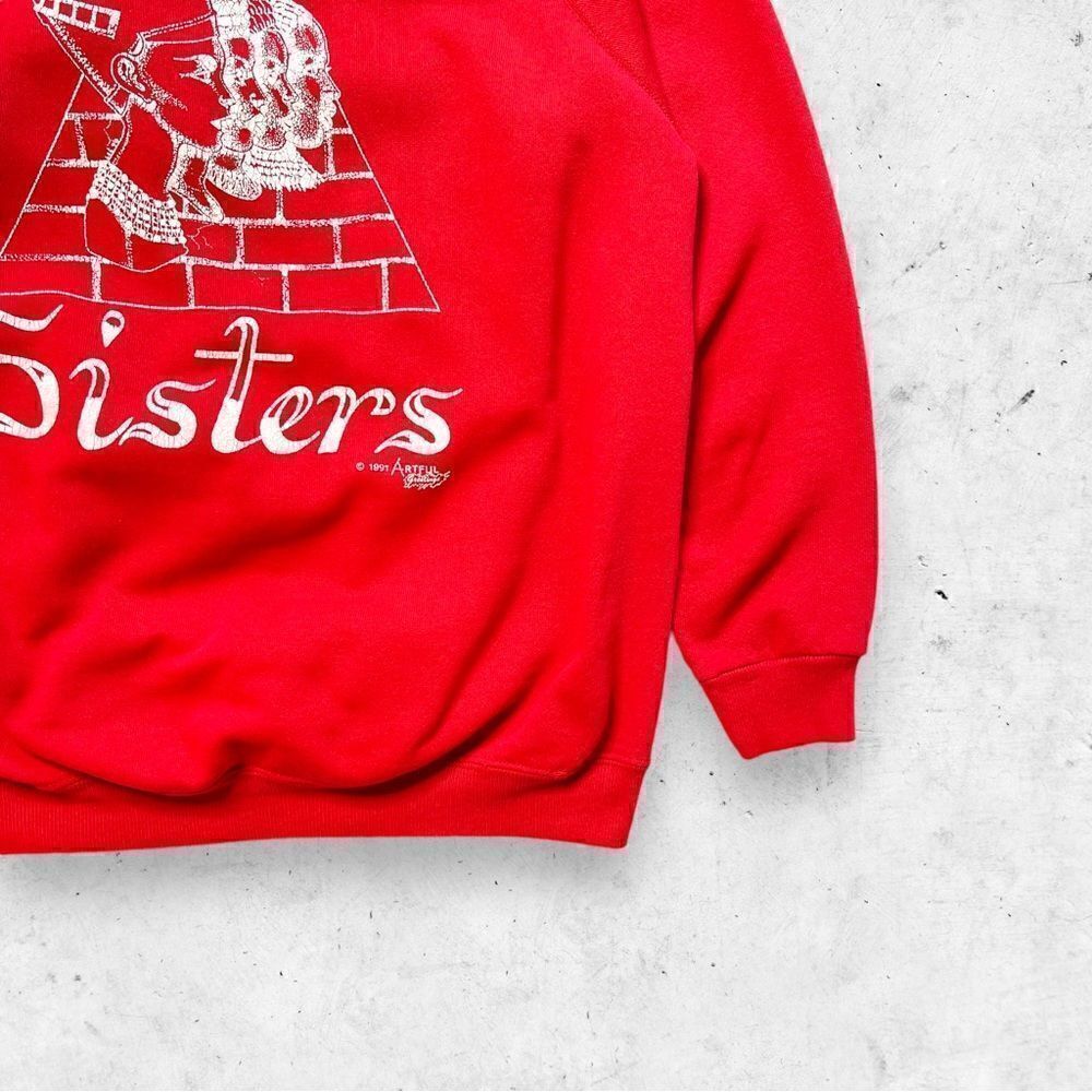 Vtg 1991 Sisters Black History Sweatshirt, Pride Ancestors, African American 90s - Picture 3 of 8